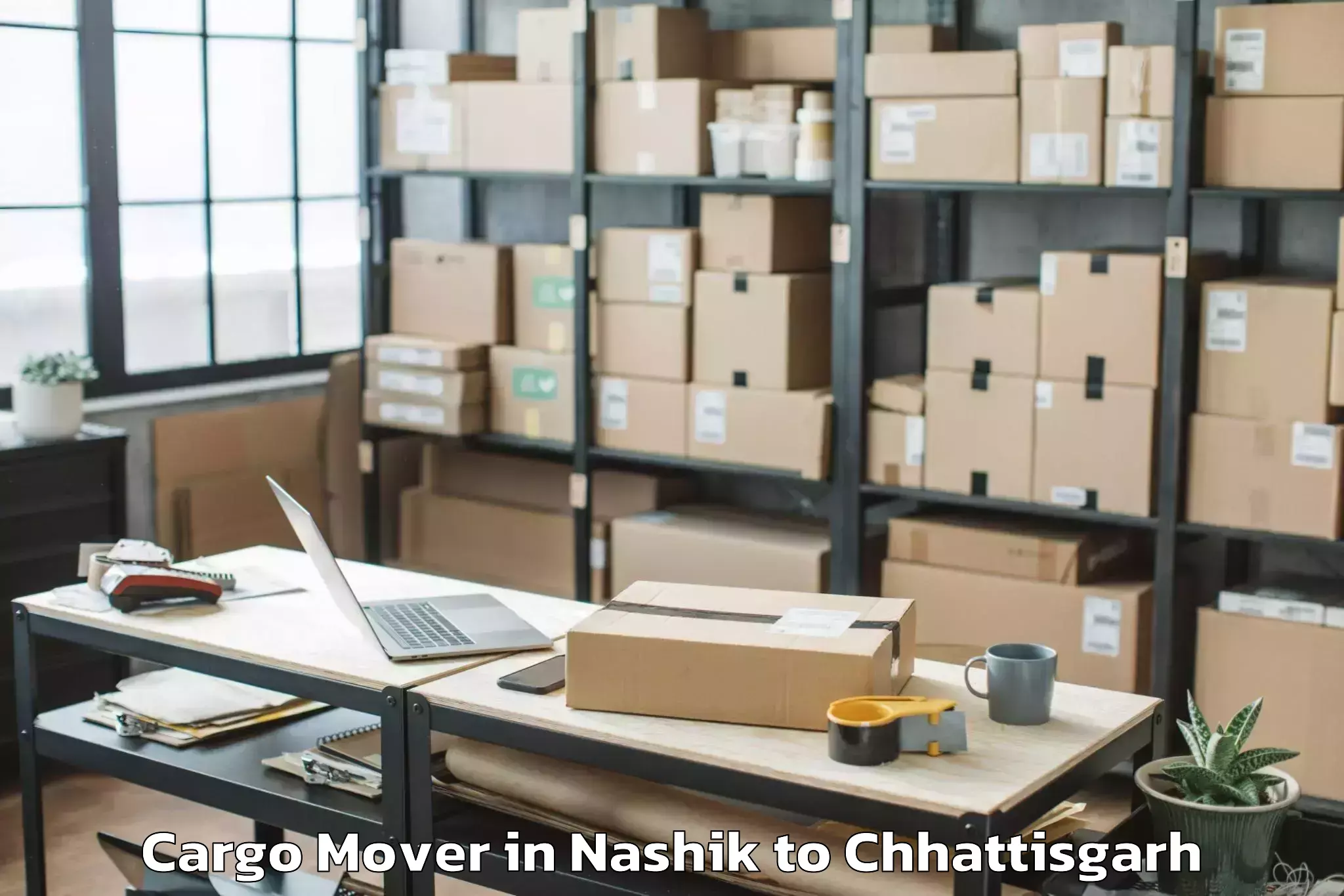 Book Nashik to Basna Cargo Mover Online